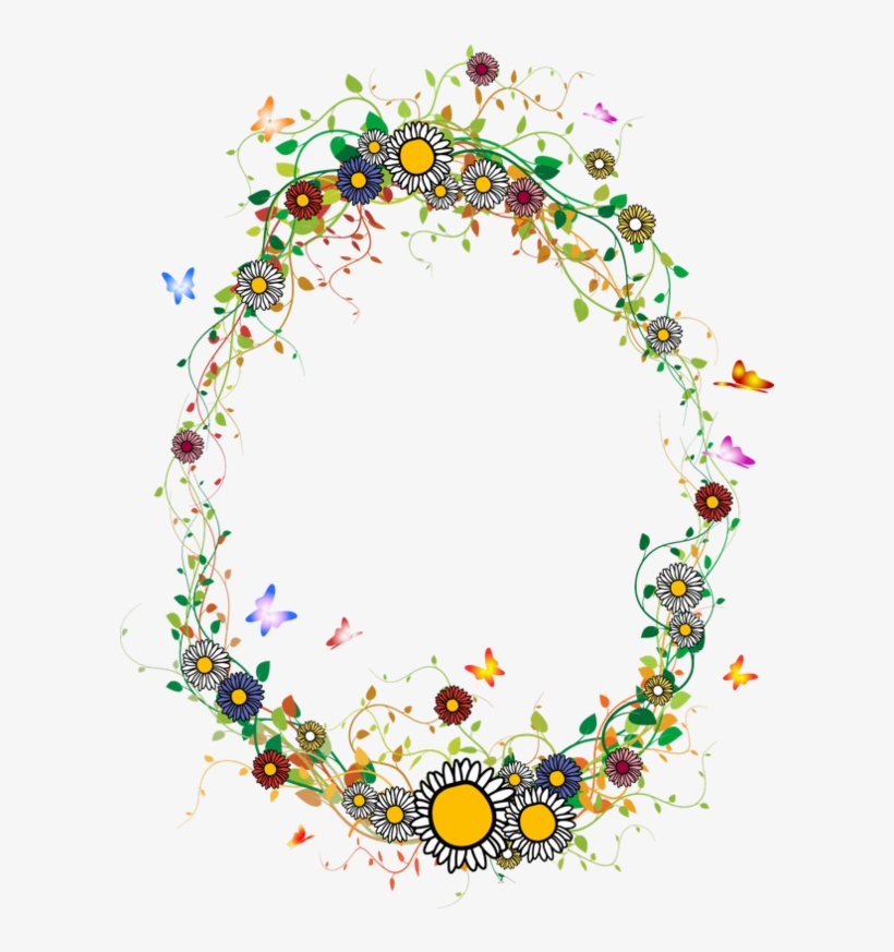 Floral Flower Wall Mural 9, transparent png download