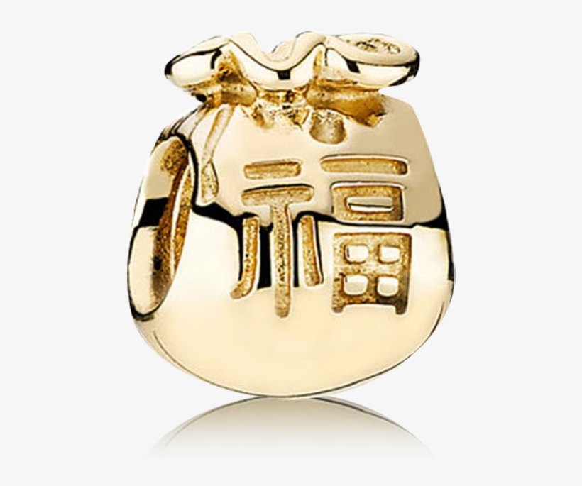 Money Bag Gold Charm Hong Kong - Good Fortune Moneybag Silver Charm