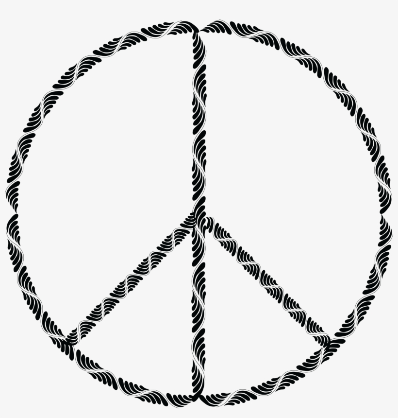 This Free Icons Png Design Of Trendy Peace Sign, transparent png download