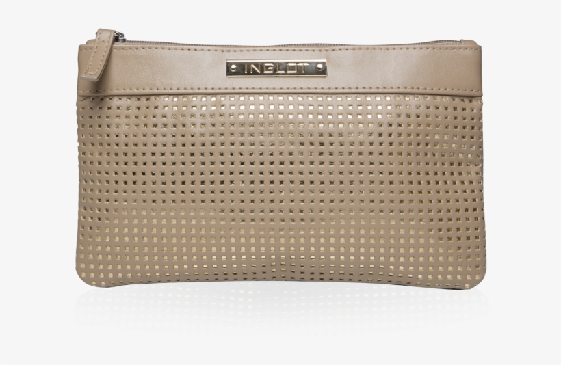 Cosmetic Bag Beige &amp - Kosmetyczka Do Torebki Złota, transparent png download