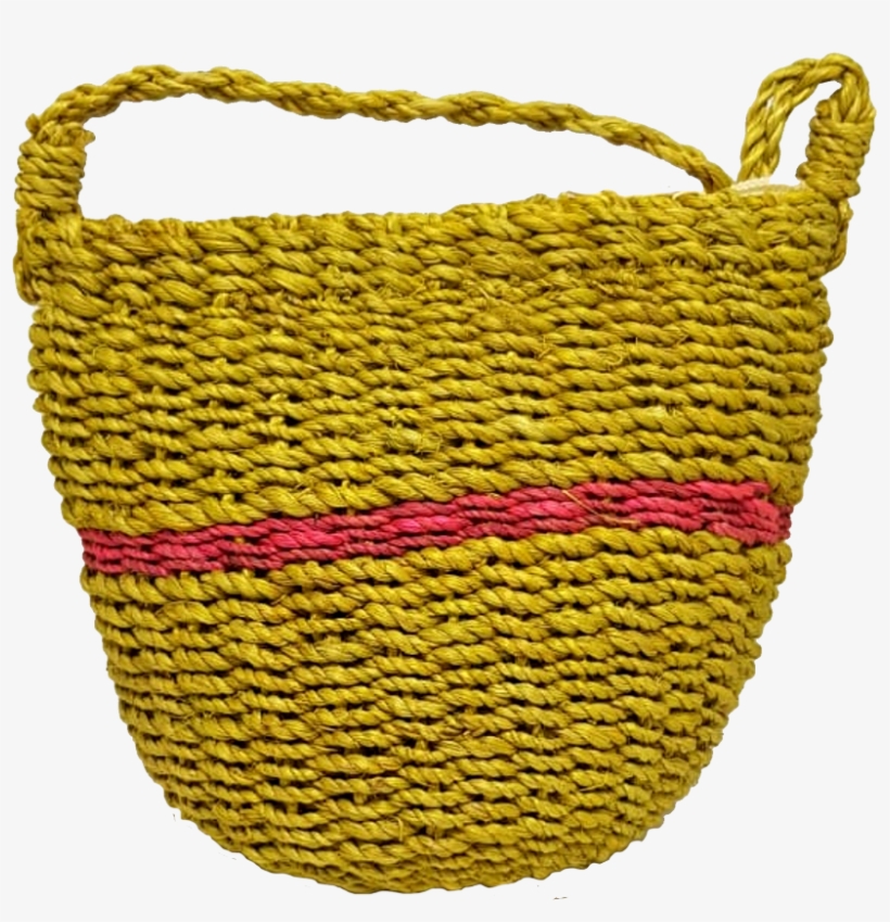 Abaca Small Weave Bag - Storage Basket, transparent png download