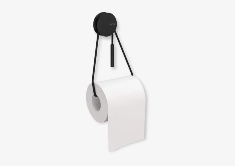 Diabolo Toilet Paper Holder, Black-0 - Toilet Roll Holder, transparent png download
