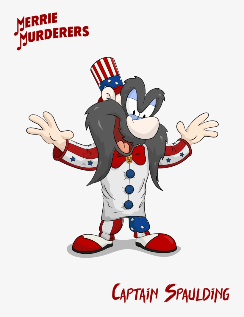 Graphic Black And White Library Captain Spaulding Merrie - Yosemite Sam, transparent png download