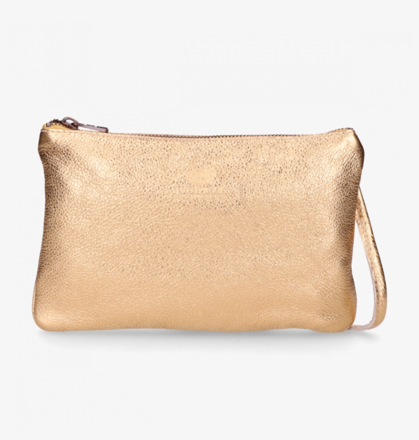Cross Body Envelope Bag Soft Grain Leather Gold - Wristlet, transparent png download