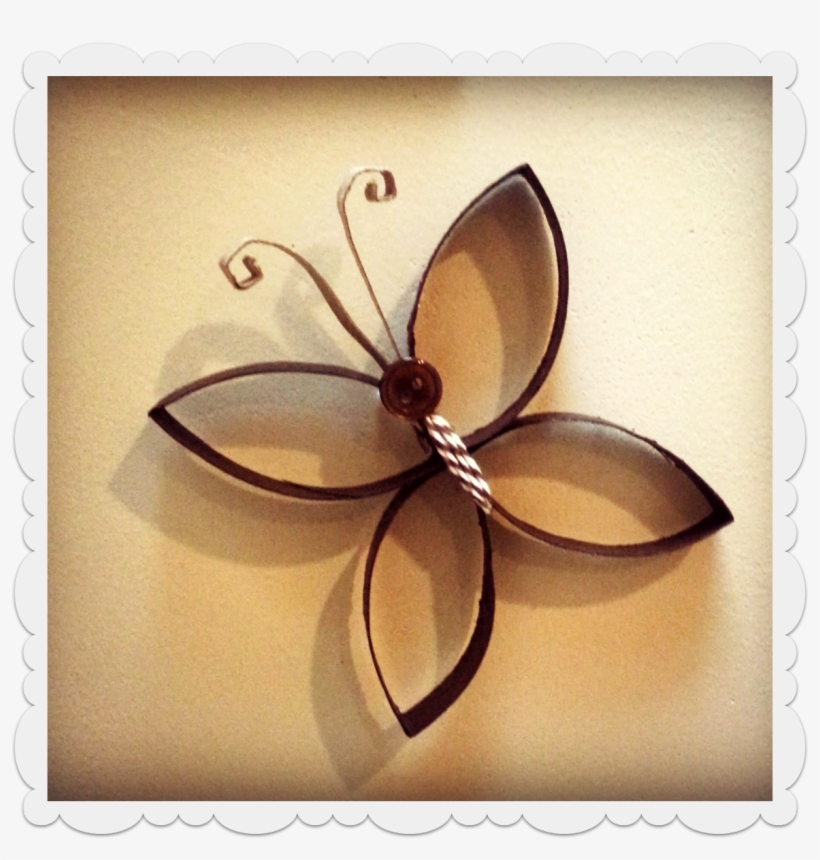 Http - //beautybylupa - Blogspot - Com/2014/02/diy- - Schmetterlinge Aus Klopapierrollen Basteln, transparent png download