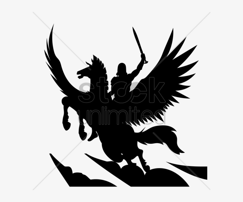 Silhouette - Warrior Stencil, transparent png download