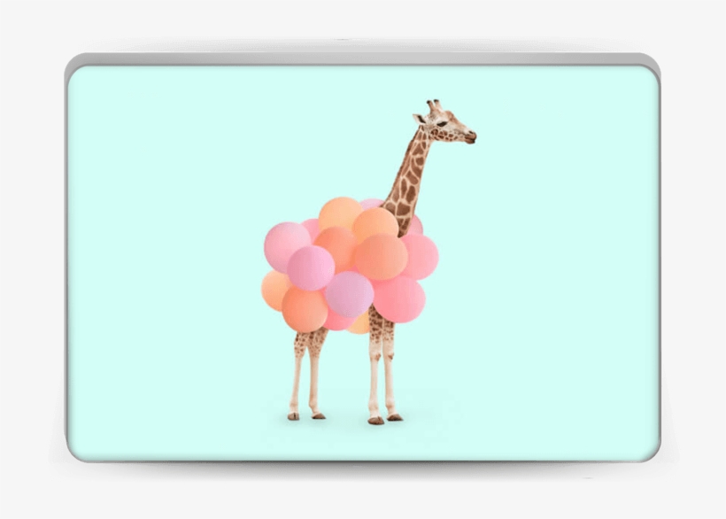 Laptop - Paul Fuentes Party Giraffe, transparent png download