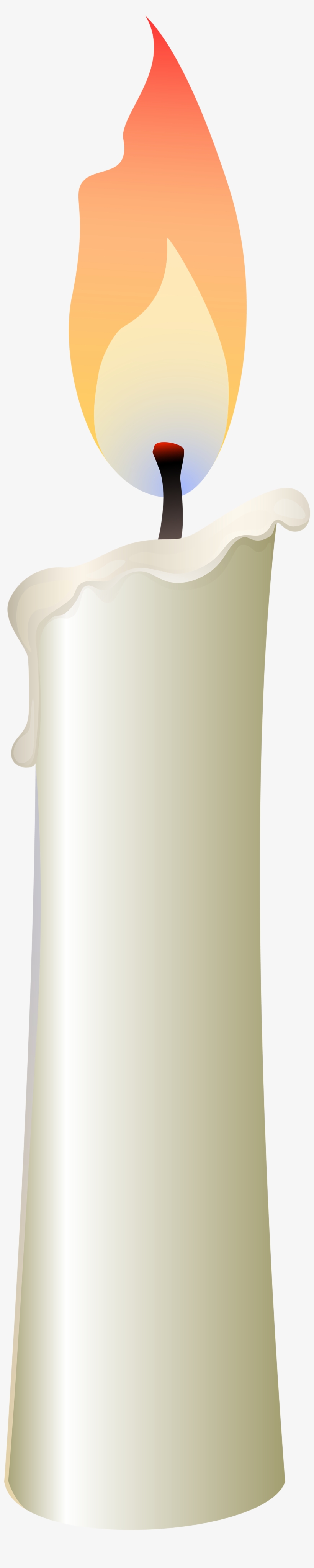White Candle Png Clip Art - White Candle Clipart Transparent PNG