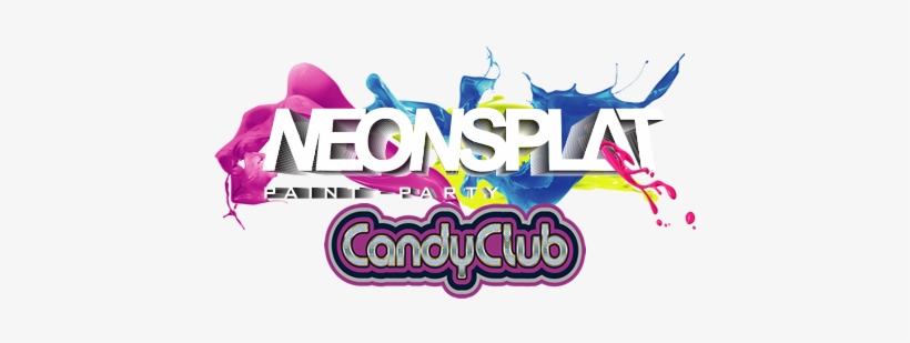 Neon Splat Paint Party - Party, transparent png download