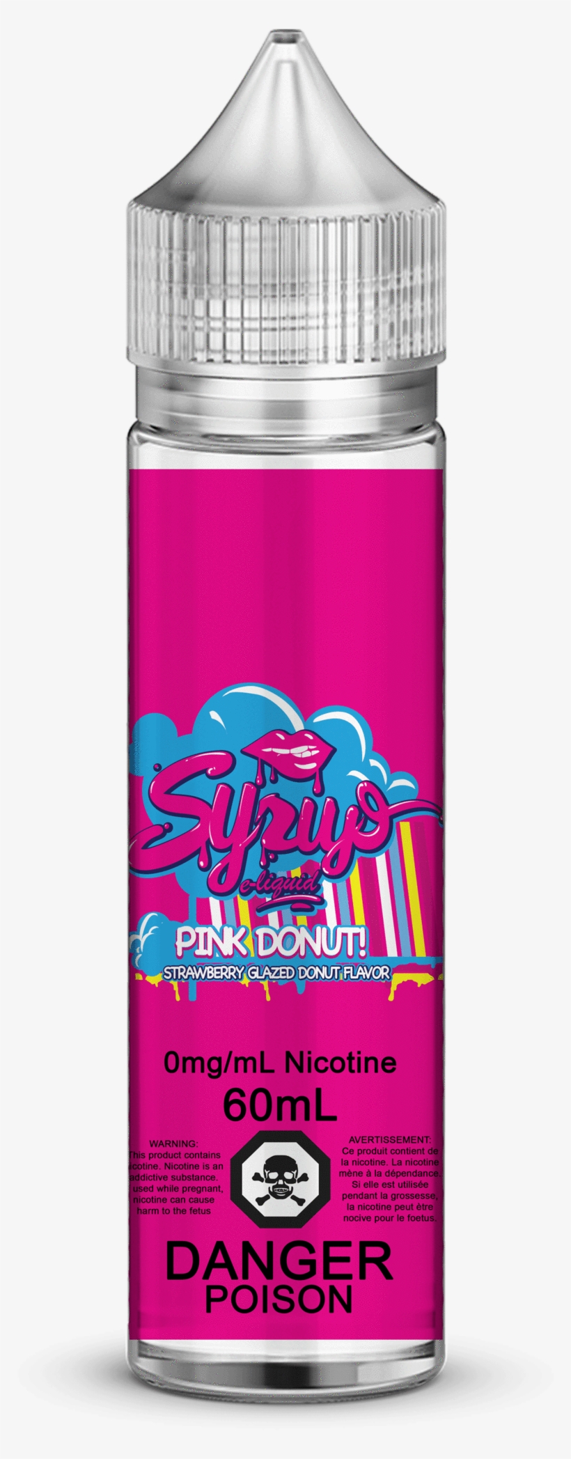 Syrup - Pink Donut - The Vapory - Www - Thevapory - - Electronic Cigarette Aerosol And Liquid, transparent png download