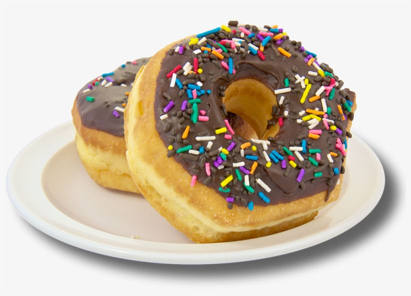 Sprinkled Donuts - Shipley's Chocolate Donut With Sprinkles, transparent png download