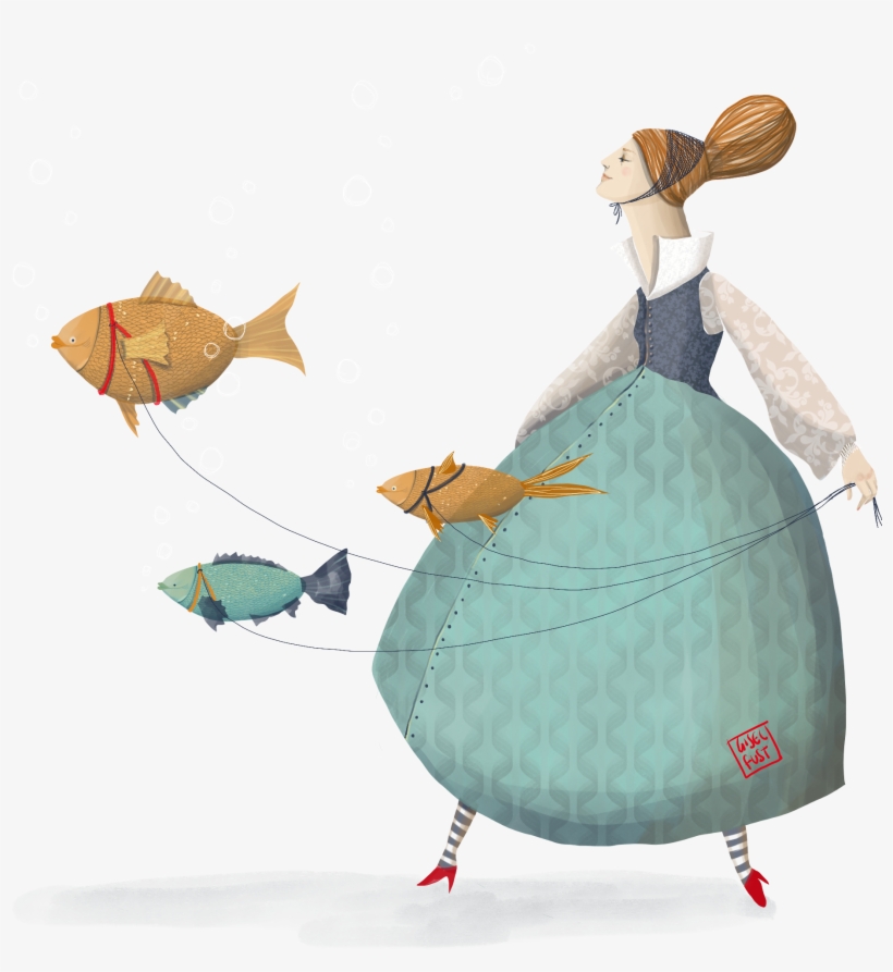 Paseando A Mis Peces - Gift, transparent png download
