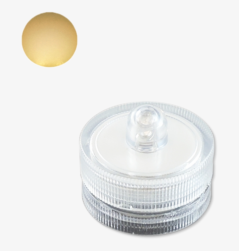 Waterproof Warm White Candle - White, transparent png download