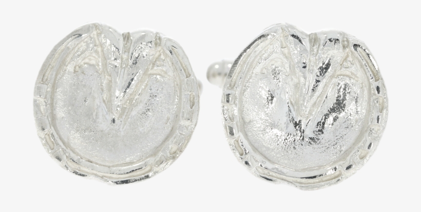 Sterling Silver Horse Hoof Cufflinks - Horse, transparent png download