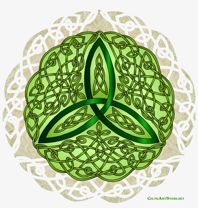 Celtic Art Trinity Mandalynth Laminated Card: Focus, transparent png download