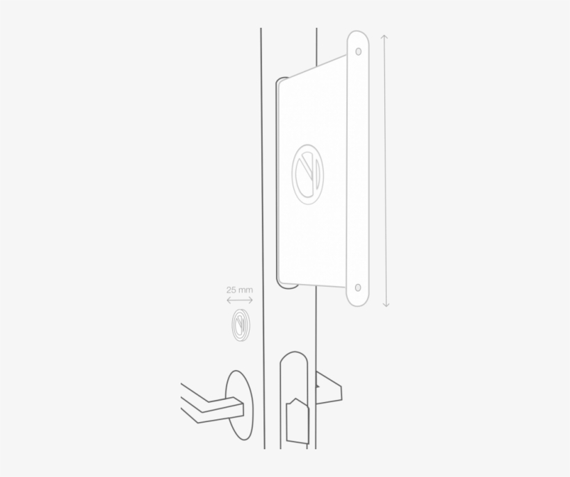 Yikes Door Lock - Door, transparent png download