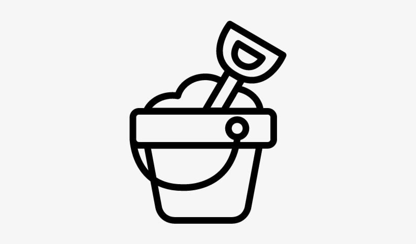 Shovel Clipart Sandbucket - Brinquedo De Areia Png, transparent png download