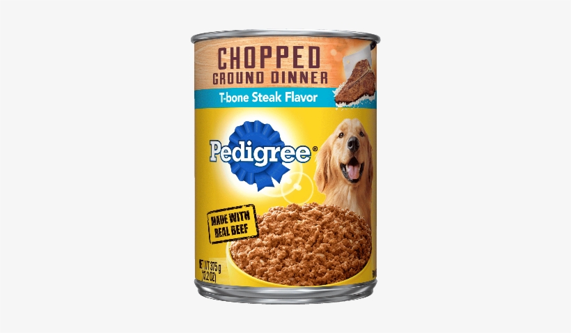 Pedigree® Wet Dog Food Chopped Ground Dinner T-bone - Pedigree Chopped Ground Dinner Chicken, transparent png download