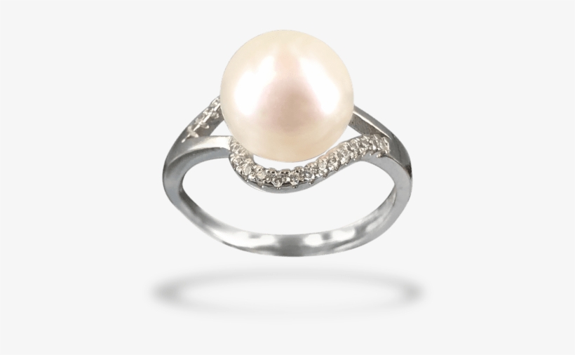 Bora Bora Collection Cumbia Diamond Encrusted White - Ring, transparent png download