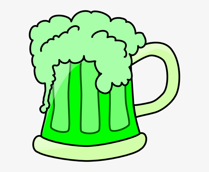 Beer Clipart Irish Beer - Green Beer Clip Art, transparent png download