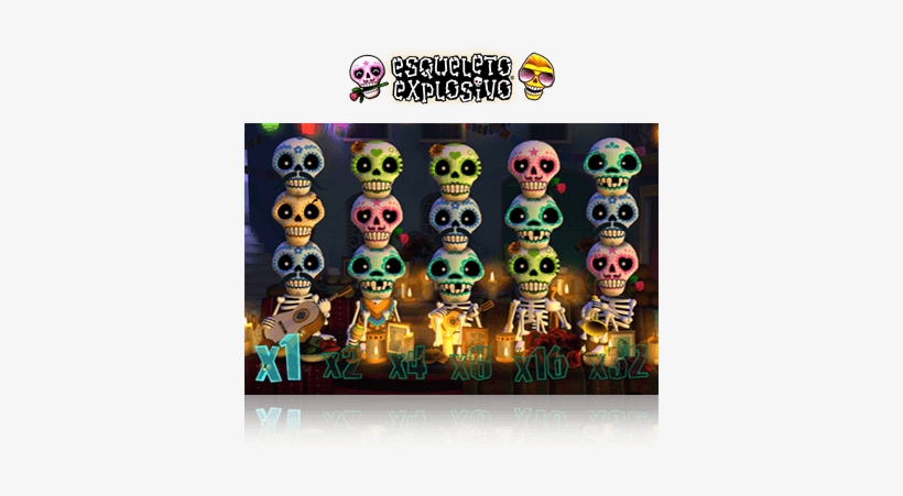 In-game View Of The Esqueleto Explosivo Slot - Esqueleto Explosivo, transparent png download