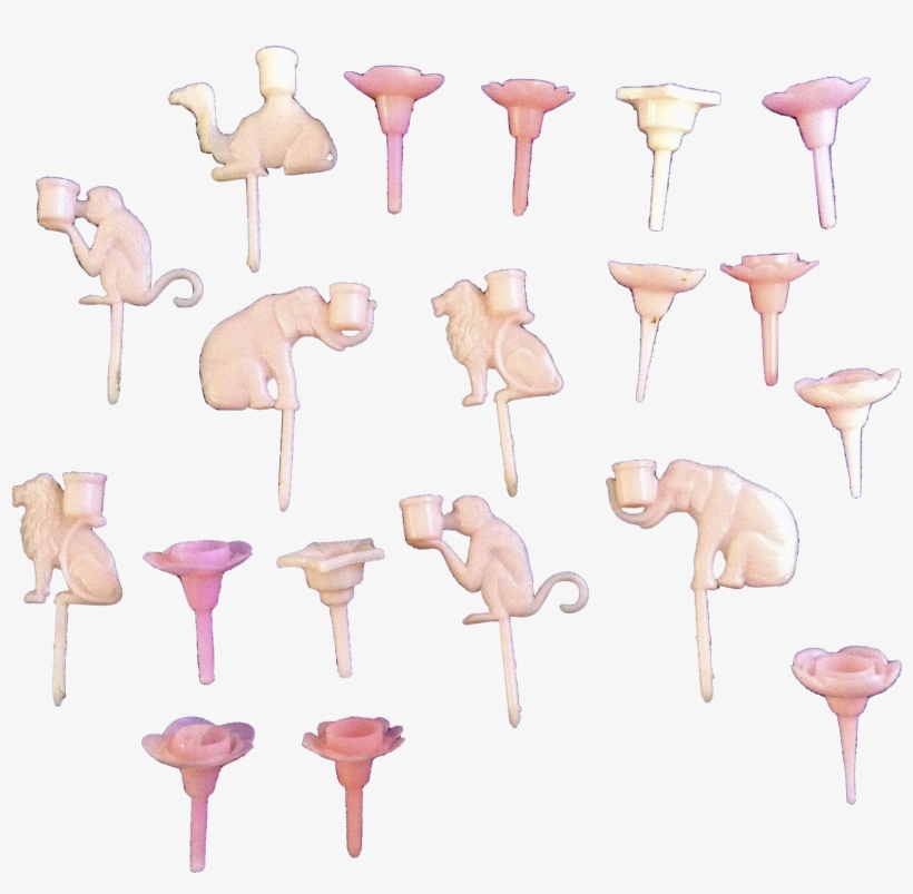 M#century 19 Birthday Pink Plastic Cake Toppers Circus - Cartoon, transparent png download