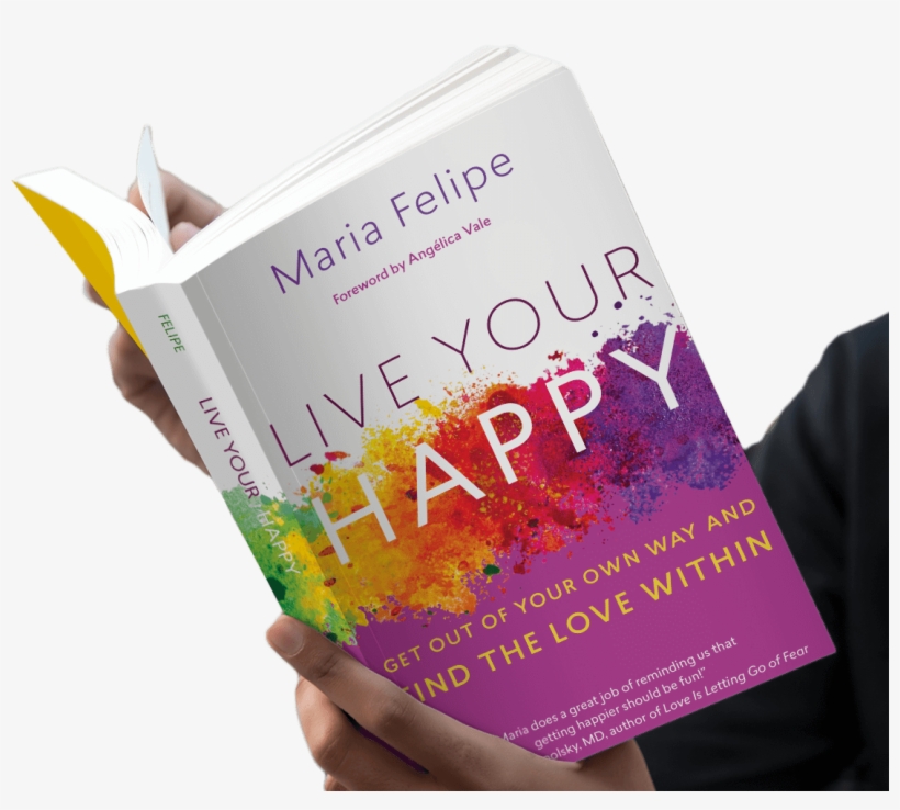 Book Mockup Vol2 15 - Live Your Happy By Maria Felipe, transparent png download