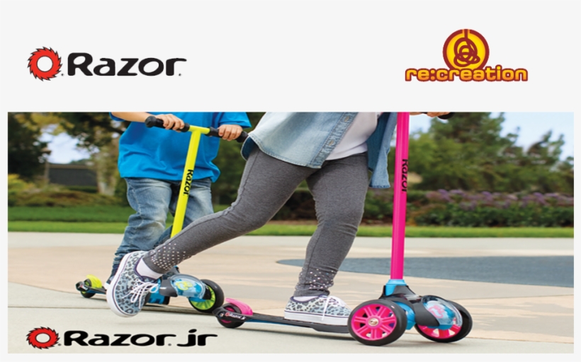 Razor - Junior Header - Razor Jr. T3 Kick Scooter, Pink, transparent png download