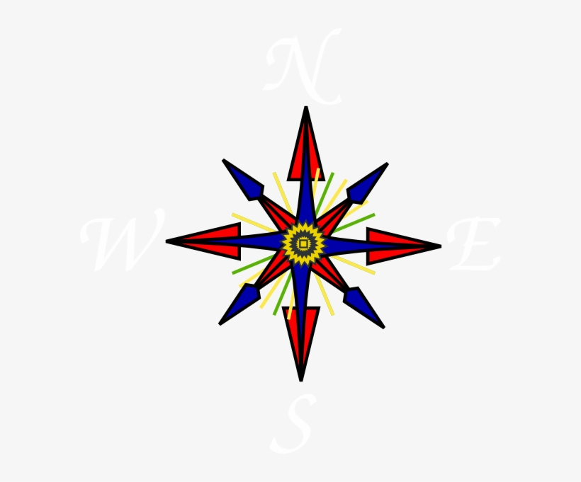 Onlinelabels Clip Art - Compass With No Letters, transparent png download