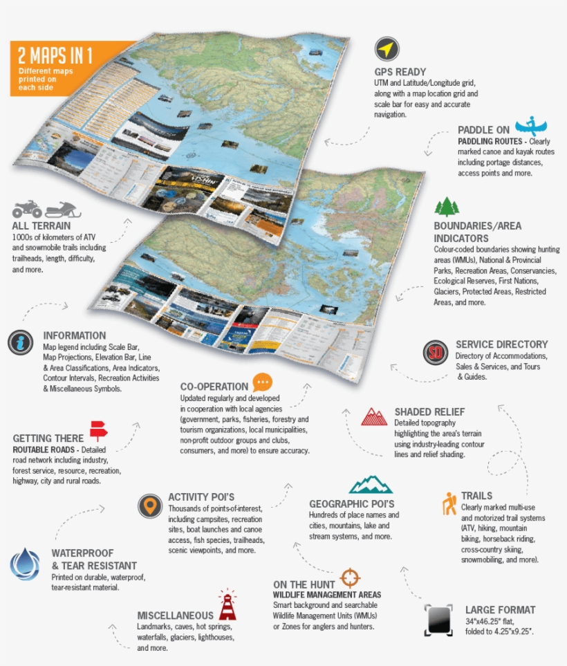 Backroad Adventures - Map, transparent png download
