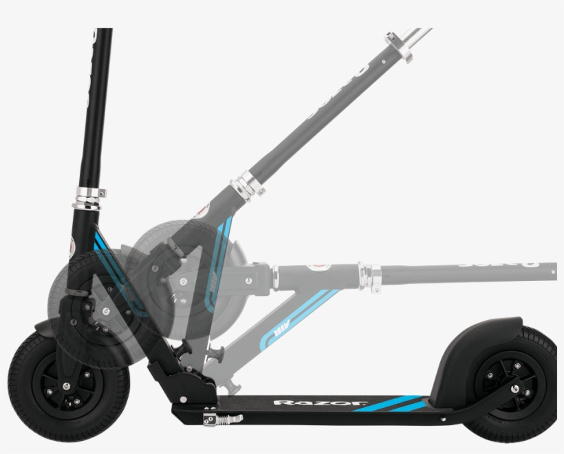 Cкладной Механизм У Самоката Razor A5 Air - Razor A5 Air Scooter - Black, transparent png download