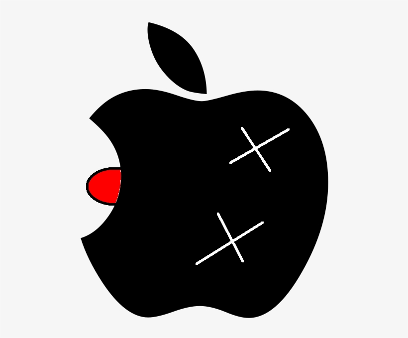 Dead Apple Logo - Apple, transparent png download