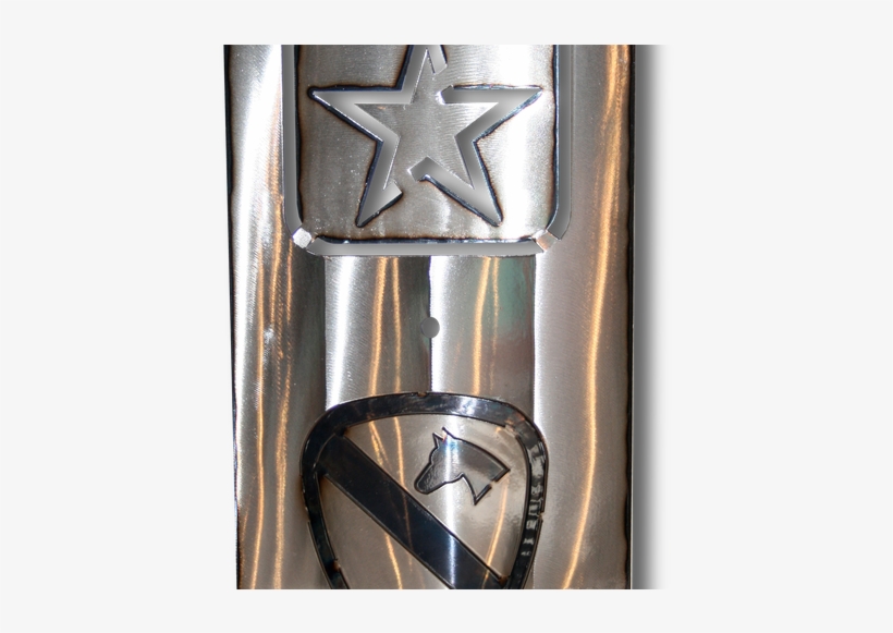 16" Army- 1st Cavalry Dog Tag - Captain America, transparent png download