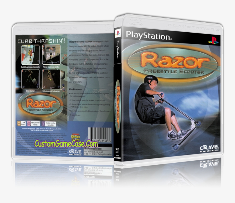 Razor Freestyle Scooter - Razor Freestyle Scooter Playstation Ps1, transparent png download