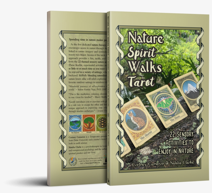 Nature Spirit Walks Tarot Book Mockup - Nature Spirit Walks Tarot: 22 Sensory Activities To, transparent png download