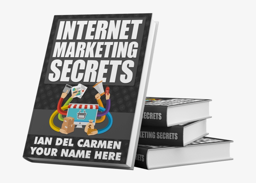 Internet Marketing Secrets W Author Book Mockup - Internet, transparent png download