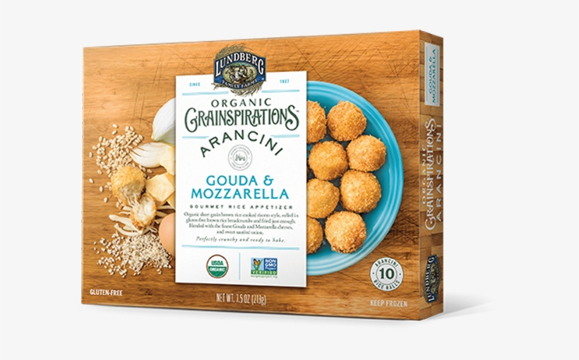 Gourmet Frozen Rice Appetizers - Lundberg Family Farms Organic Grainspirations Gouda, transparent png download