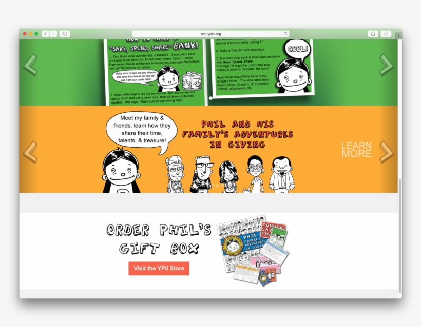 Phil's Gift Box - Cartoon, transparent png download