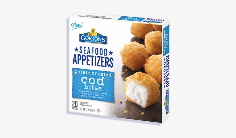 Potato Crusted Cod Bites - Gorton's Seafood Appetizers Potato Crusted Cod Bites, transparent png download