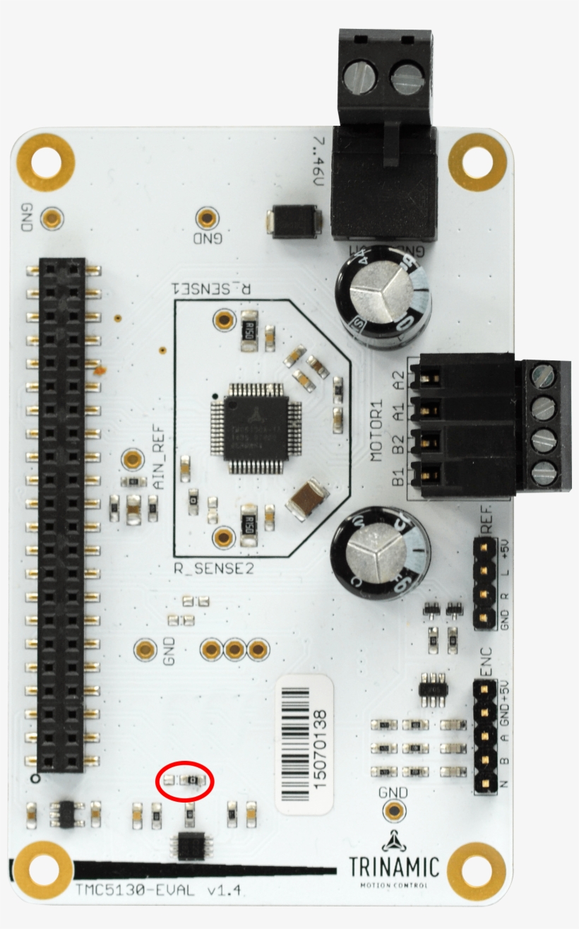 Tmc5130 Eval Logic Level Resistor - Tmc5130 Driver Board, transparent png download