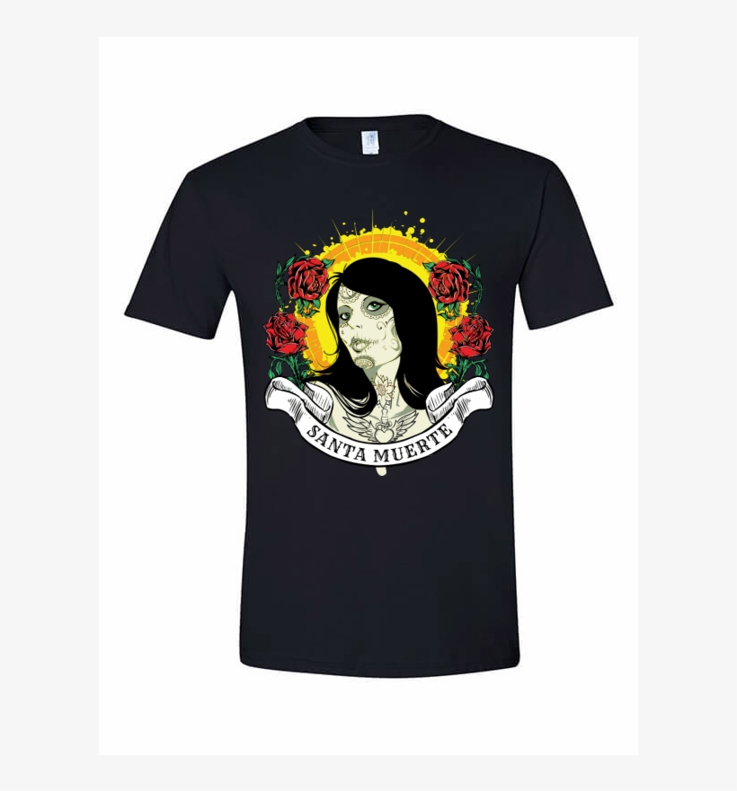 Santa Muerte - Simple T Shirt Design, transparent png download