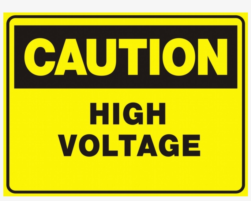 High Voltage Png - No Smoking Sign Yellow, transparent png download