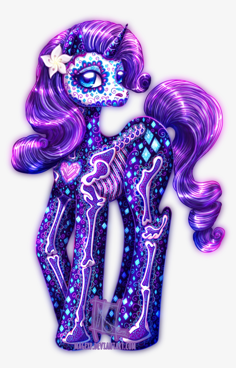 Rarity Of Santa Muerte By Magexp - Mlp Day Of The Dead, transparent png download