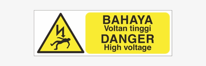 High Voltage - Danger Of Death Sign, transparent png download