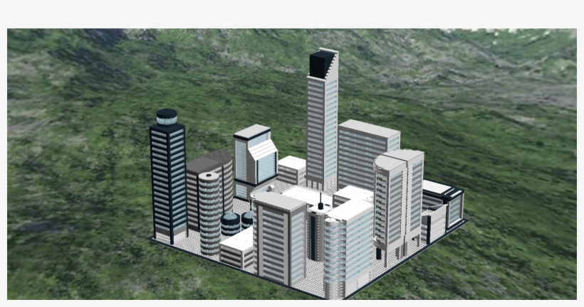 Futuristic Cityscape - Lego Futuristic Building, transparent png download