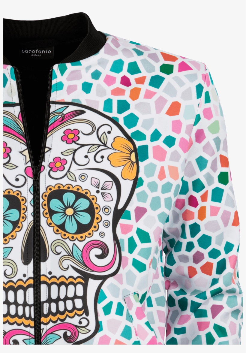 Your Santa Muerte - Bomber Jacket Mexico, transparent png download