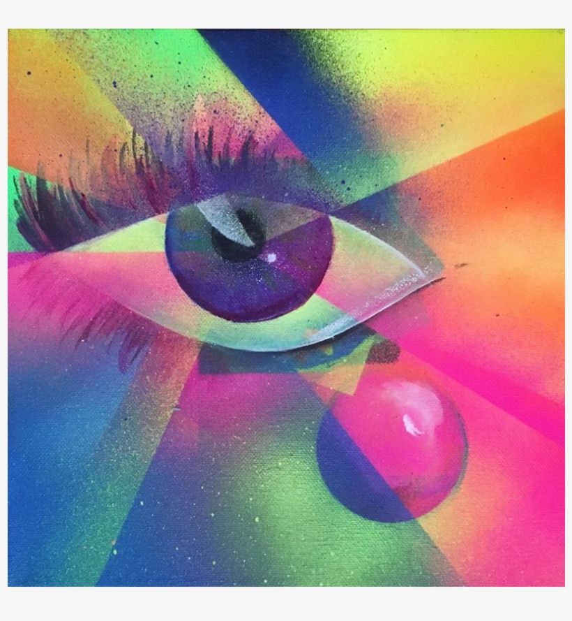 Lindsay Burck Eye Prism Light Art1 - Canvas, transparent png download