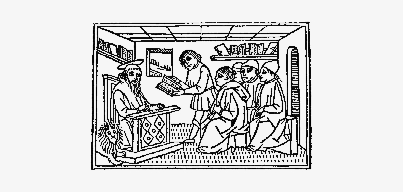 En Book The Disciplines Of Magic - Medieval Drawing Black And White, transparent png download