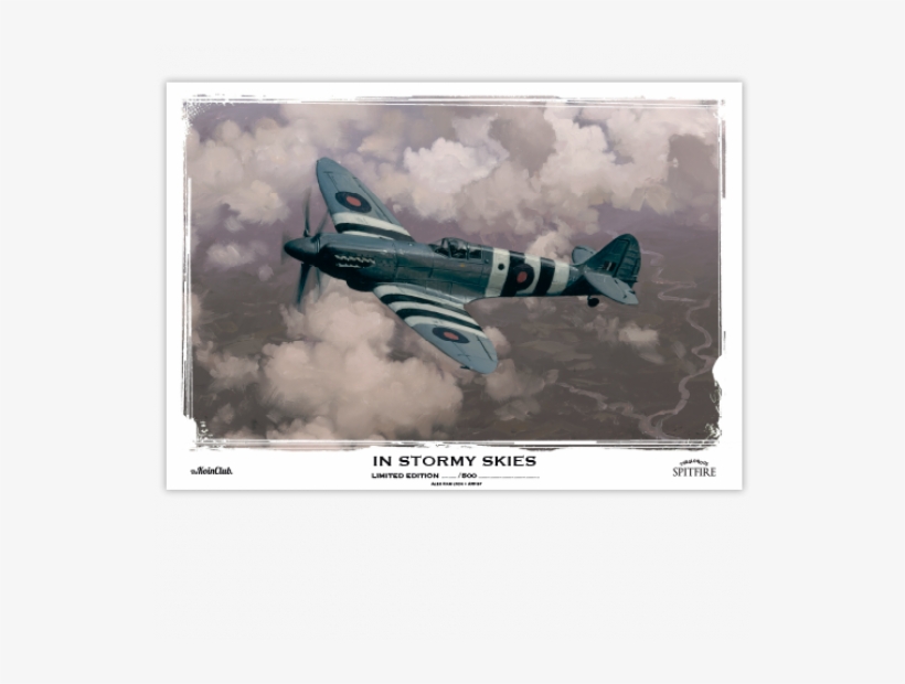 In Stormy Skies Print - Focke-wulf Fw 190, transparent png download