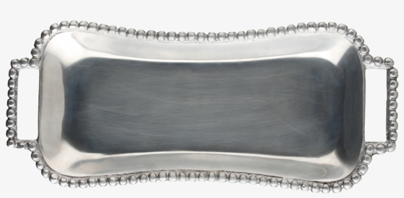 Beaded Rim Serving Tray - Handbag, transparent png download